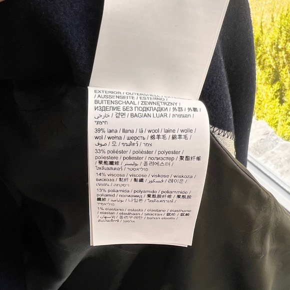 Bimba y Lola wool blazer blue - S/M - Picture 9 of 9